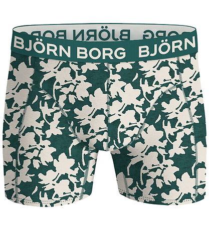 Björn Borg Boxershorts - 3-pak - Stretch - Sort/Grøn/Beige