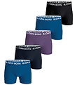 Björn Borg Boxershorts - 5-pak - Stretch - Blå/Lilla/Sort