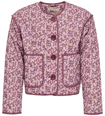 Kids Only Jakke - KogTenna - Rose Brown/Ditsy Flower