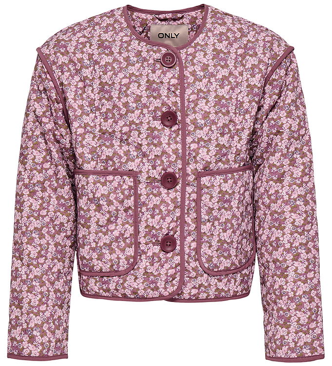 Kids Only Jakke - KogTenna - Rose Brown/Ditsy Flower