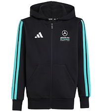 adidas Performance Cardigan - MER DNA FZ HD Y - Black/Semiru