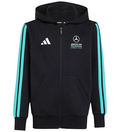adidas Performance Cardigan - MER DNA FZ HD Y - Black/Semiru