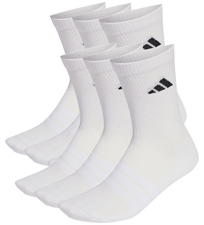 adidas Performance Strømper - 6-pak - Ess Crew - White/White/Bla