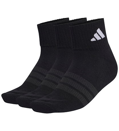 adidas Performance Strømper - 3-pak - Ess Ank - Black/Black/Whit