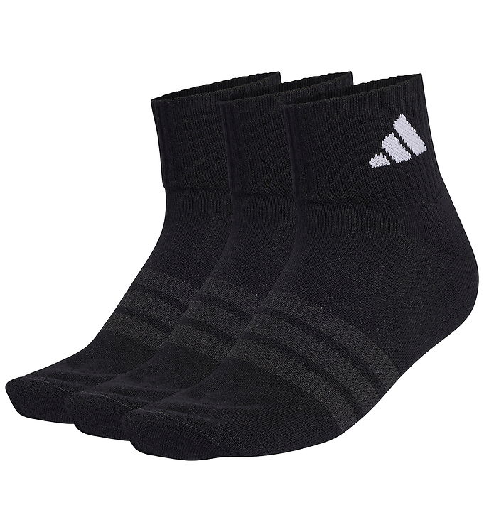 adidas Performance Strømper - 3-pak - Ess Ank - Black/Black/Whit
