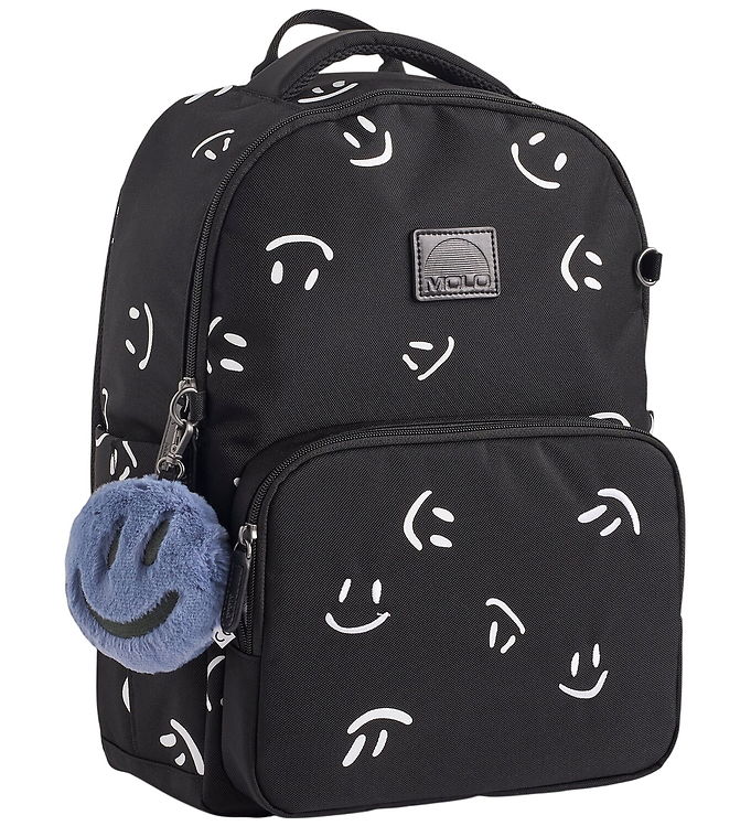 Molo Skoletaske - Backpack Mat - Happy White