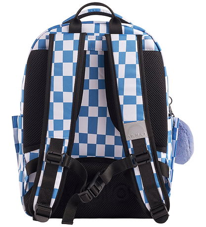 Molo School Backpack - Backpack Food - Blue check
