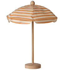 Maileg Beach umbrella - Mouse - Soft Coral