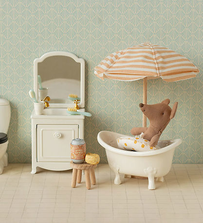 Maileg Strandparasol - Mus - Soft Coral