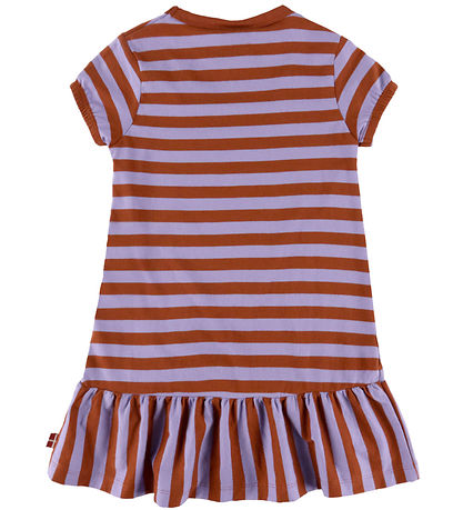 Danefæ Kjole - Freja - Lilac/Chili Glitter