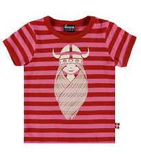 Danefæ T-shirt - Freja - Pink/DK Red
