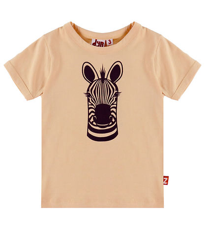 DYR-Cph T-shirt - Dyrhide - Nougat Zebra