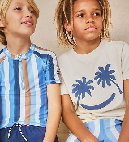 Molo Badebluse - Noble - Painted Stripes