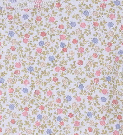 Hust and Claire T-shirt - Alma - Hvid m. Blomster