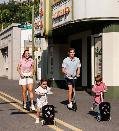 Micro Løbehjul - Luggade Junior Patch & Play - Frosty Blue