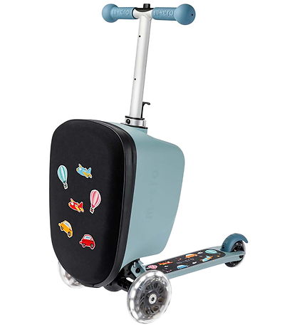 Micro Løbehjul - Luggade Junior Patch & Play - Frosty Blue