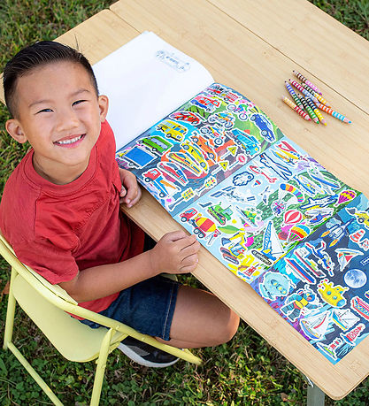 Eeboo Malebog - Lær at tegne - Køretøjer