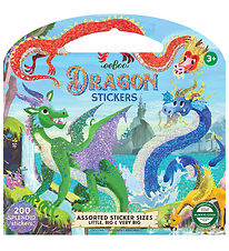 Eeboo Klistermærker - 200 stk. - Drager