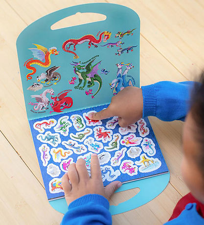 Eeboo Klistermærker - 200 stk. - Drager