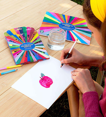 Eeboo Farveblyanter - Dobbeltsidet Akvaral - 36 stk. - Rainbow