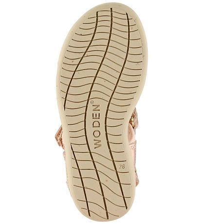 Woden Sandaler - Cirkeline Metallic - Rose