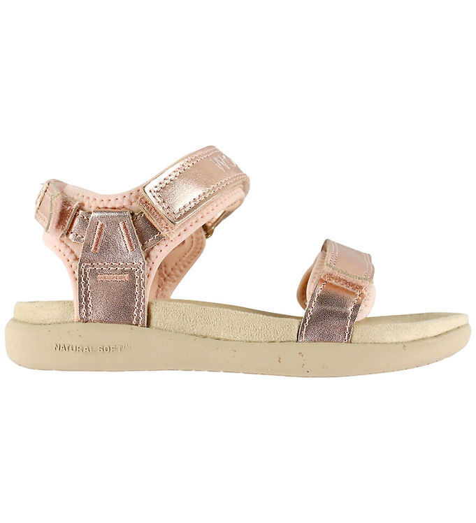 Woden Sandaler – Cirkeline Metallic – Rose