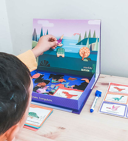 MierEdu Magnetisk Legesæt - Dinosaurer