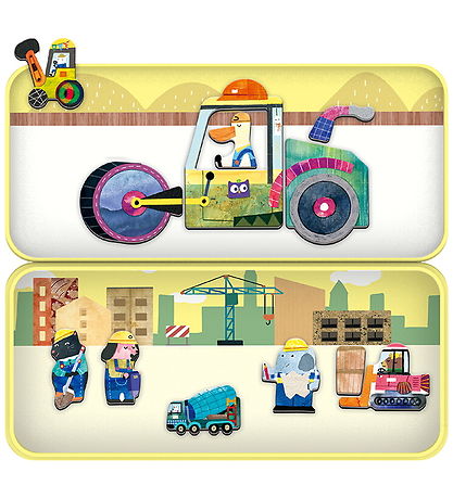 MierEdu Magnetisk Rejsesæt - Byggeplads