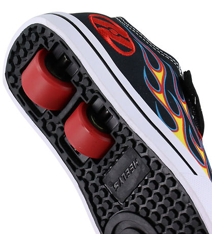 Heelys Rullesko - Snazzy X2 - Sort/Gul/Rød