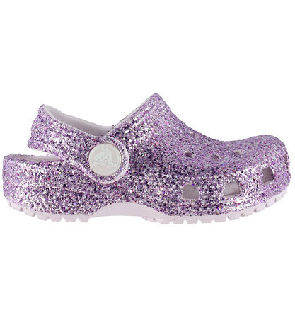 Crocs Sandaler - Classic Chunky Glitter - Grape Ice