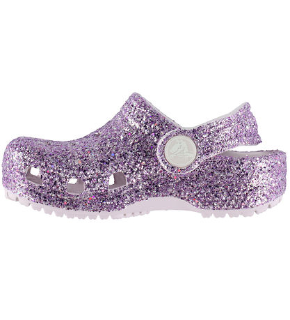 Crocs Sandaler - Classic Chunky Glitter - Grape Ice