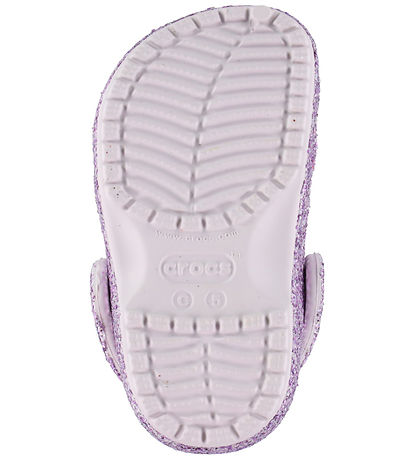 Crocs Sandaler - Classic Chunky Glitter - Grape Ice