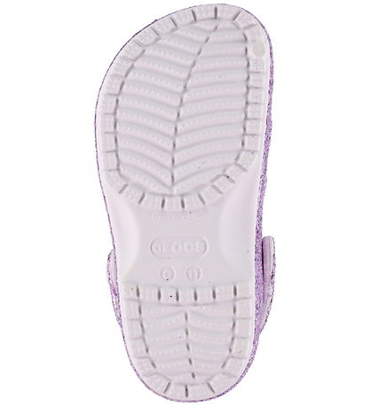 Crocs Sandaler - Classic Chunky Glitter - Grape Ice