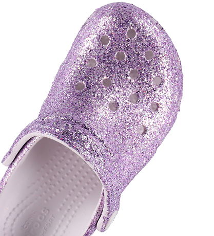 Crocs Sandaler - Classic Chunky Glitter - Grape Ice