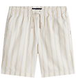 Tommy Hilfiger Shorts - Hør/Bomuld - Classic Beige Stripe