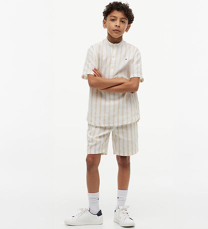 Tommy Hilfiger Shorts - Classic Beige Stripe