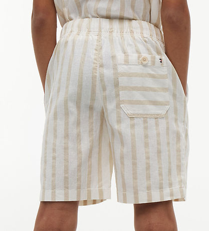 Tommy Hilfiger Shorts - Classic Beige Stripe