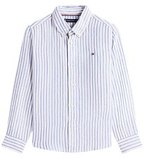 Tommy Hilfiger Skjorte - Empire Blue Stripe