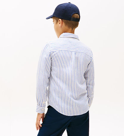 Tommy Hilfiger Skjorte - Empire Blue Stripe
