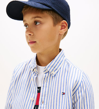 Tommy Hilfiger Skjorte - Empire Blue Stripe