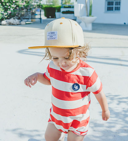 Lil'Boo Copenhagen Kasket - Organic Block Snapback - Caramel/ Sa