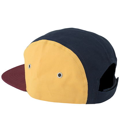 Lil'Boo Copenhagen Kasket - Block Burgundy - Burgundy/ Yellow/ D