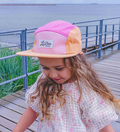 Lil'Boo Copenhagen Kasket - Block Blush - Orange/ Pink