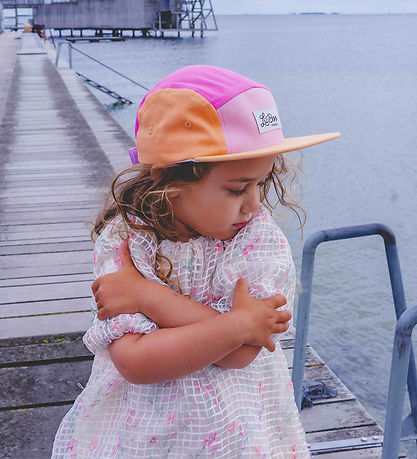 Lil'Boo Copenhagen Kasket - Block Blush - Orange/ Pink