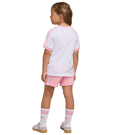 adidas Originals Shortssæt - - White/Ltpink