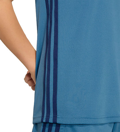 adidas Performance T-shirt - Tiro ES - Duin/Dkblue/Luaq