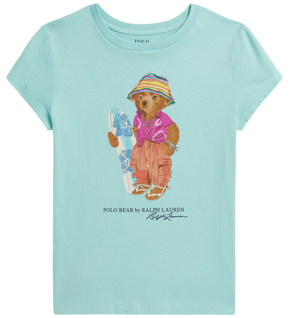 Polo Ralph Lauren T-Shirt - Wellensittich m. Print - Polo Ralph Lauren - 2 Jahre (92) - T-Shirts