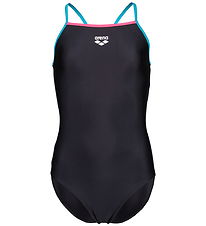 Arena Badedragt - Light Drop - Black -Eyeblushshocking Pink