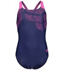 Arena Badedragt - Kikko - Navy/Shocking Pink