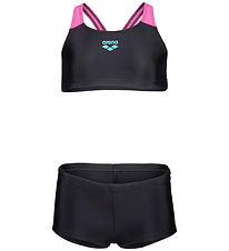 Arena Bikini - - Black/Shocking Pink